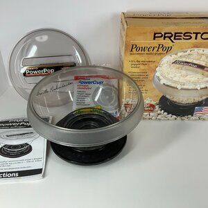 Presto PowerPop Microwave Popcorn Popper NEW w/ Original Box | Stock 04830 | USA
